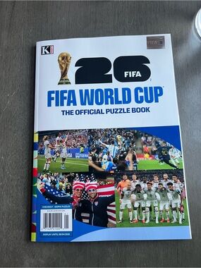 Kappa FIFA World Cup 26 Puzzle Book - White & Blue
